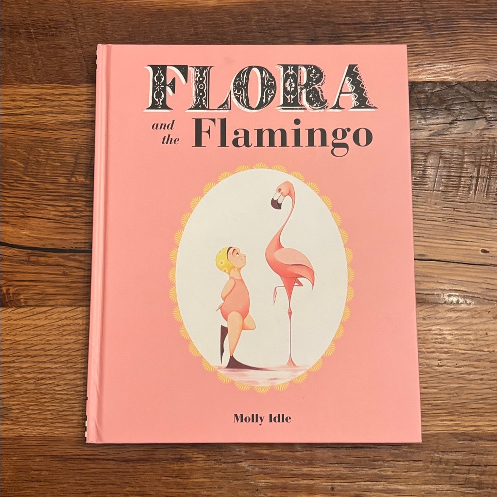 FLORA & the FLAMINGO hardback book Molly Idle